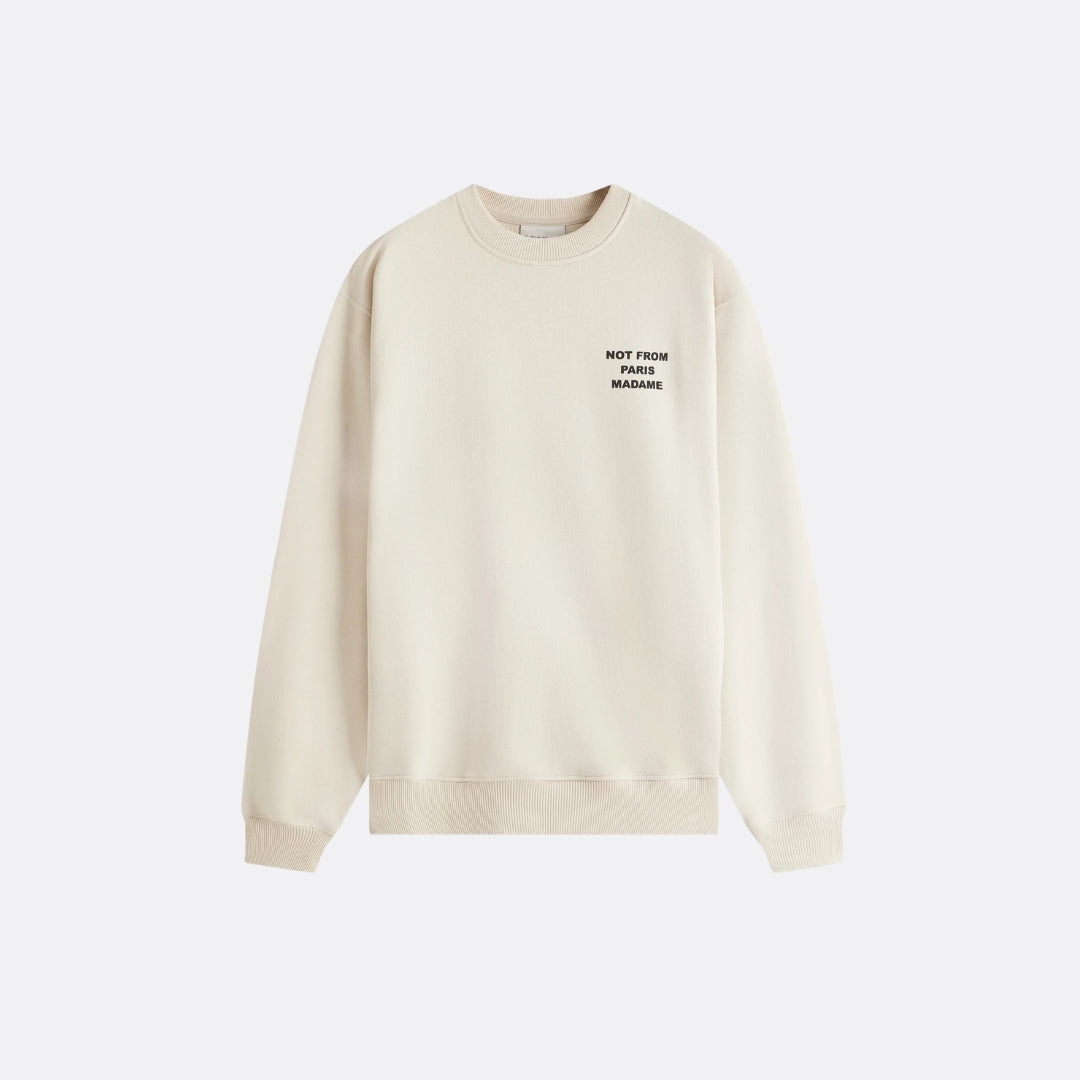 Sudadera con eslogan llamativo