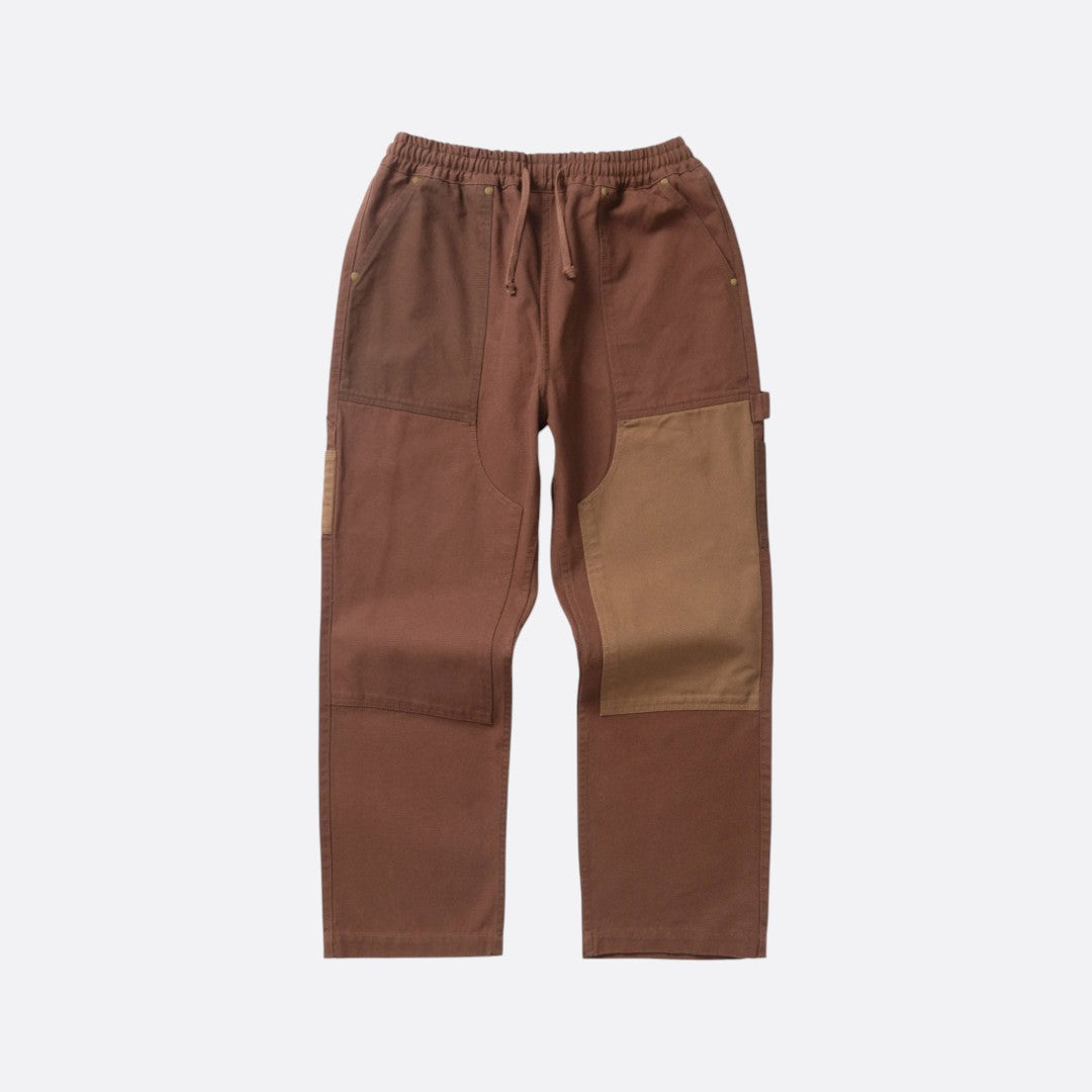 Patchwork Utility Chef Pants