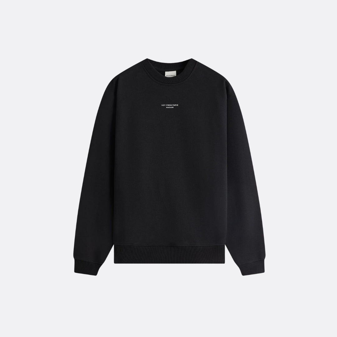 Klassisches Slogan-Sweatshirt
