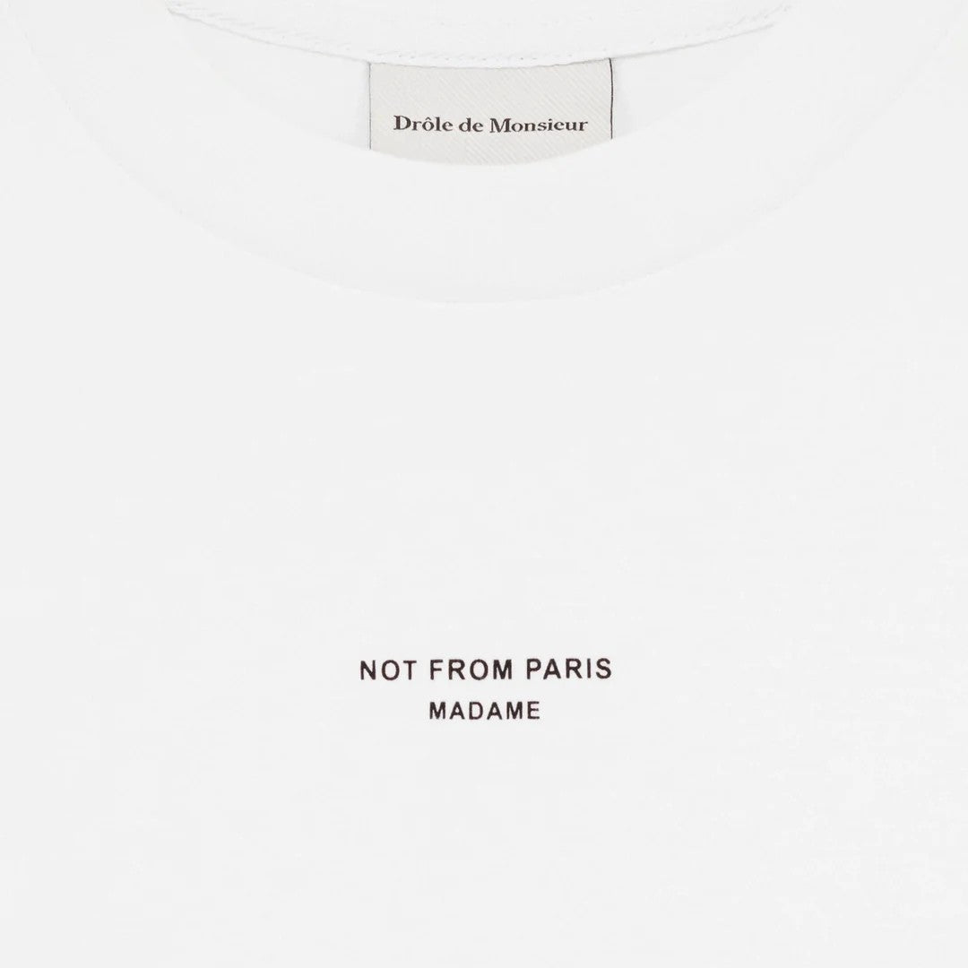 <PRODUCTTITLE> in White by Drôle de Monsieur.