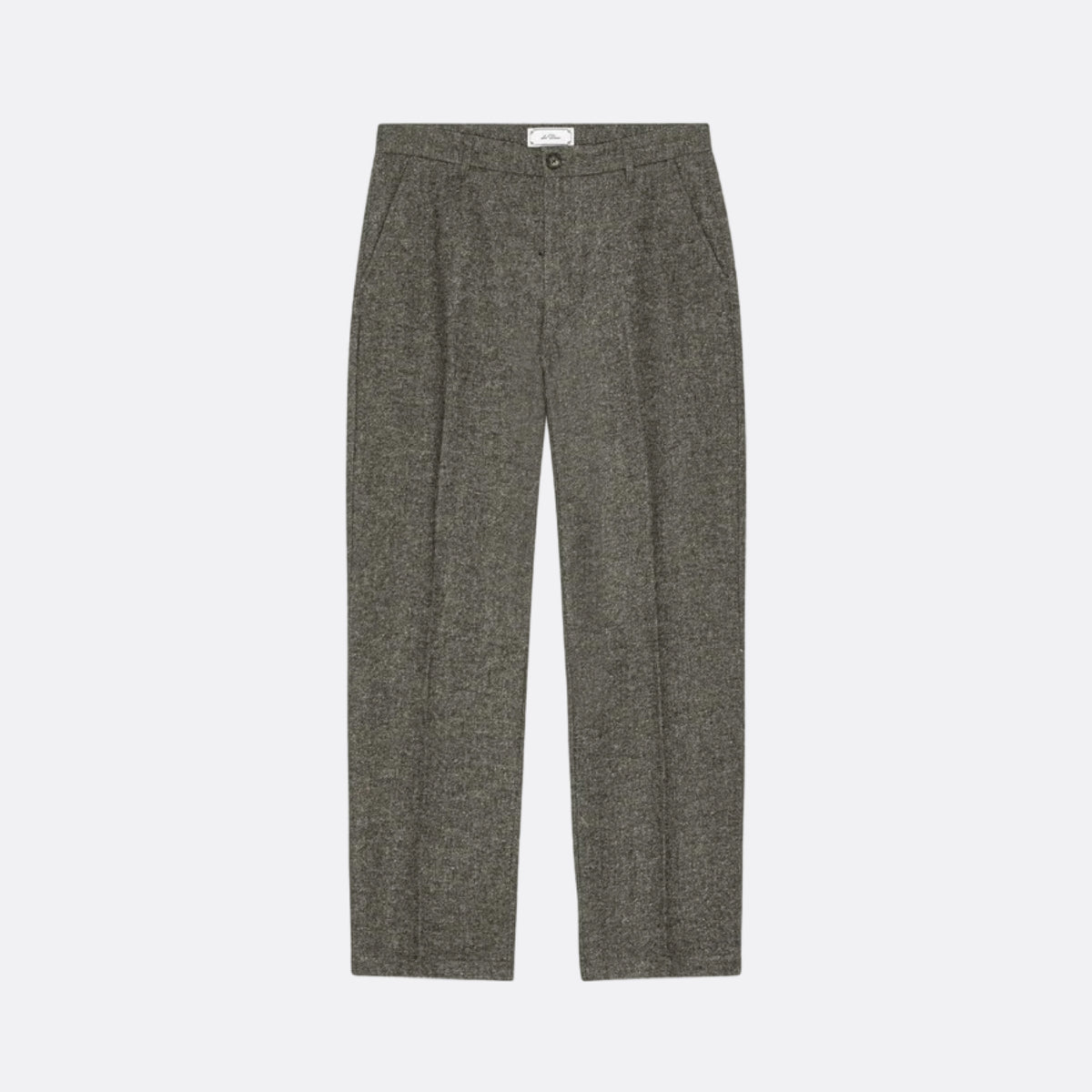 Wool Melange Slack Pants