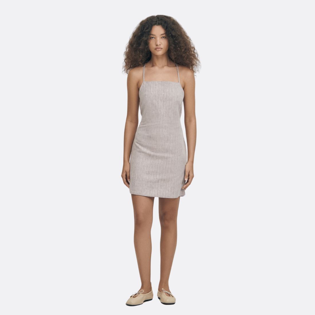 Wila Linen Brown Dress