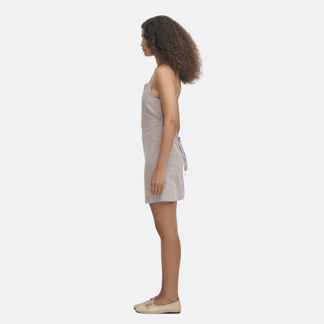 Wila Linen Brown Dress