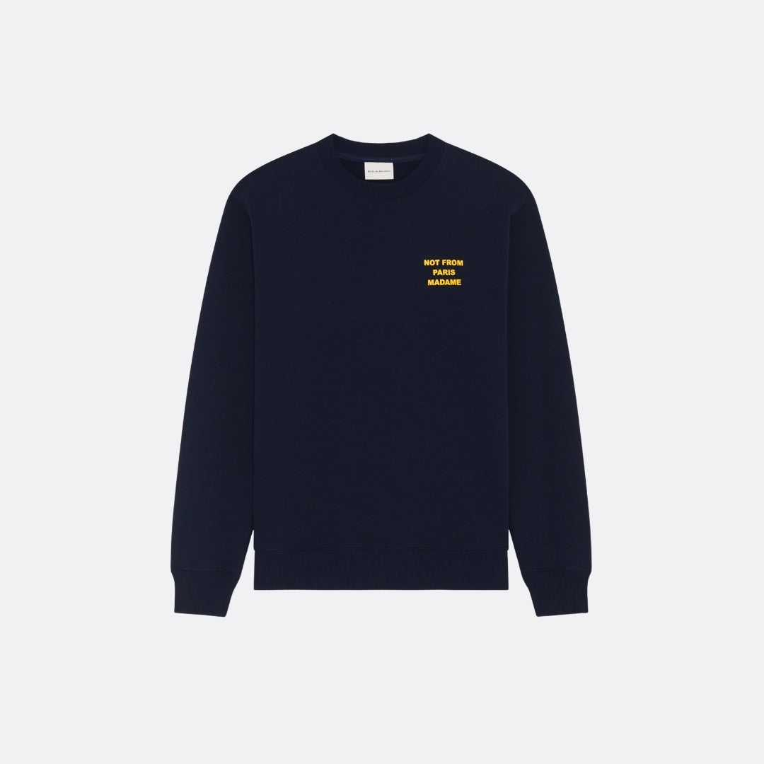 Sudadera con eslogan llamativo