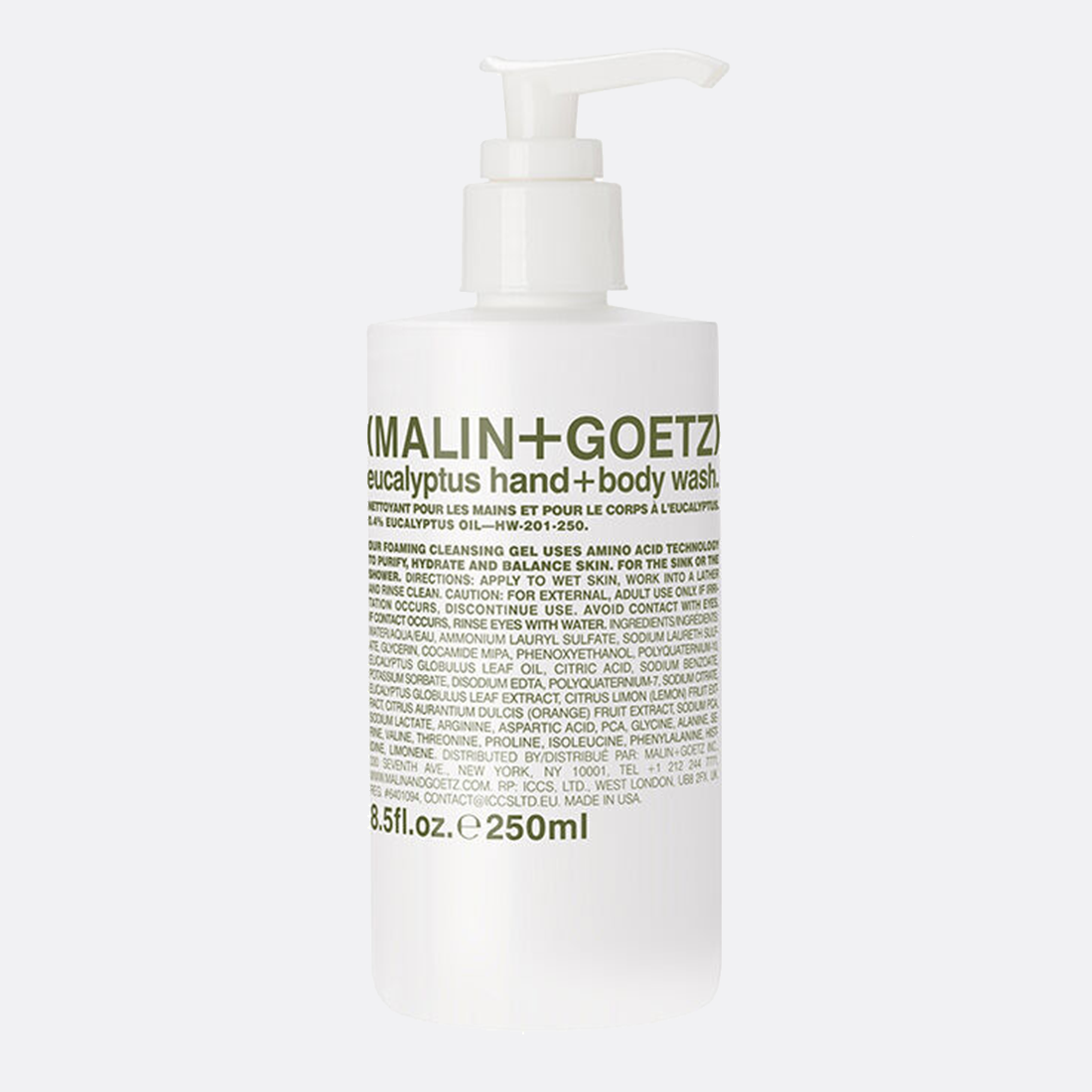 Eucalyptus Hand + Body Wash, 250ml