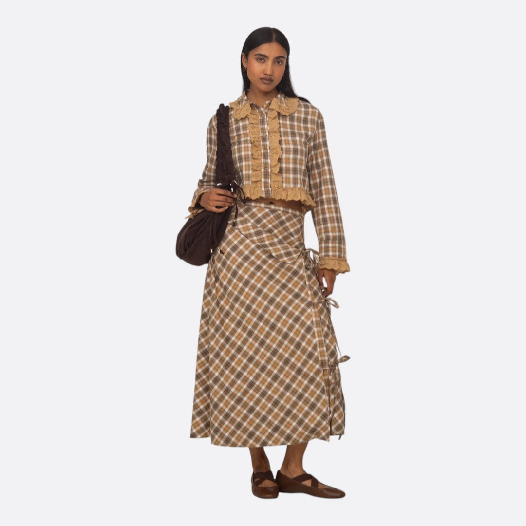 <PRODUCTTITLE> in Brown by Carmen Says.
