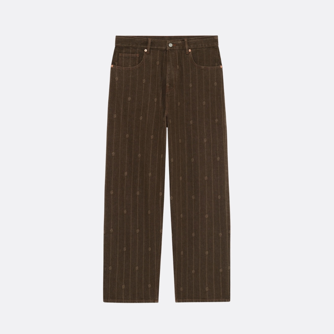 Jean baggy monogramme
