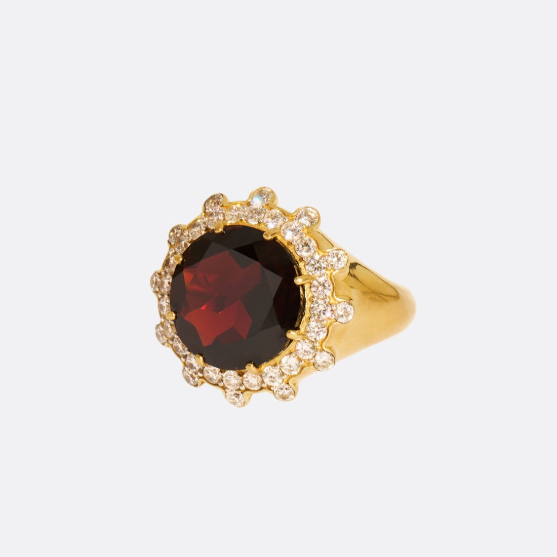 Wild Sun Garnet Ring