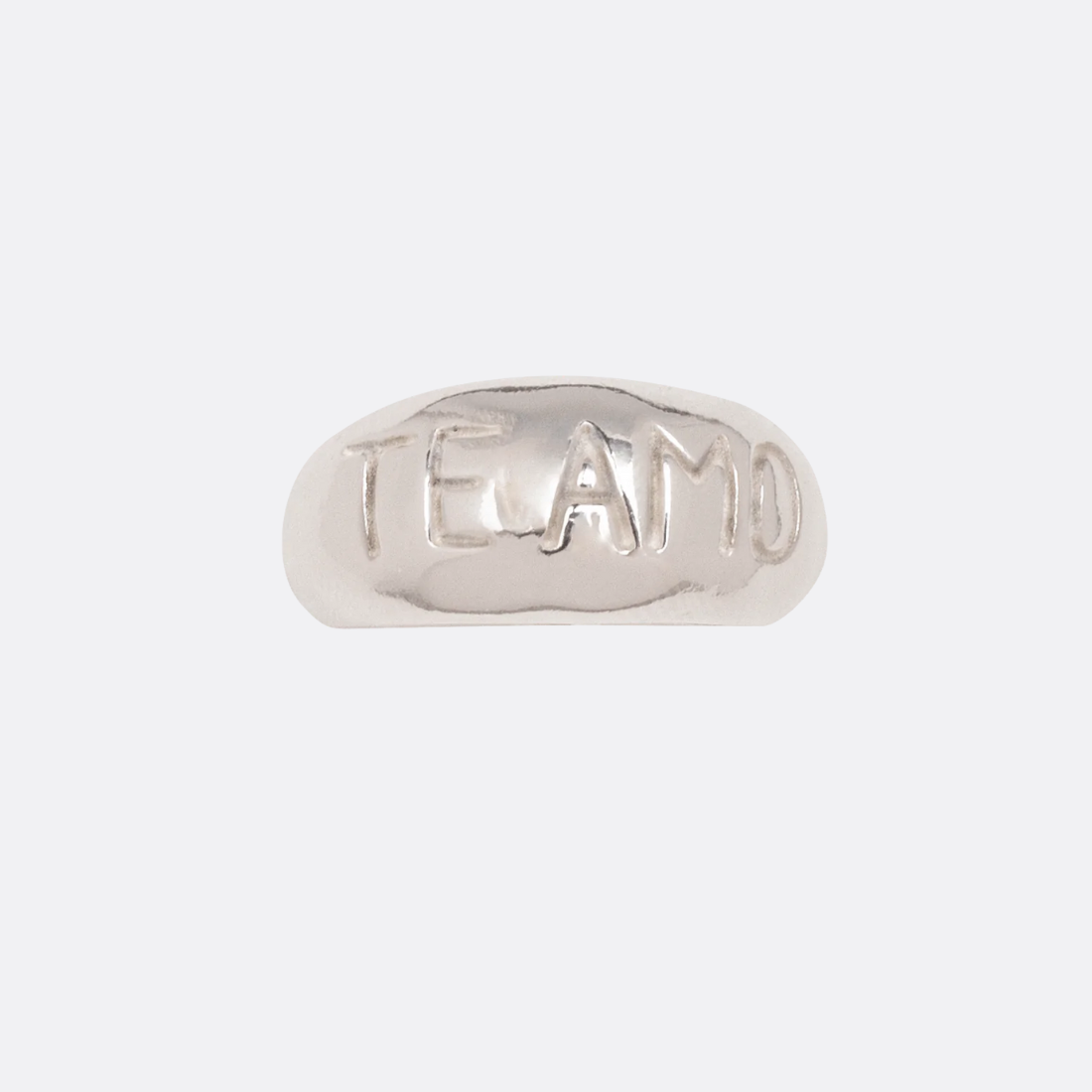 Te Amo Silver Ring